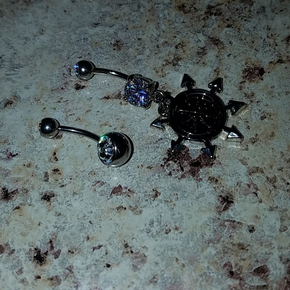 Belly Ring Set - Picture 2 of 3